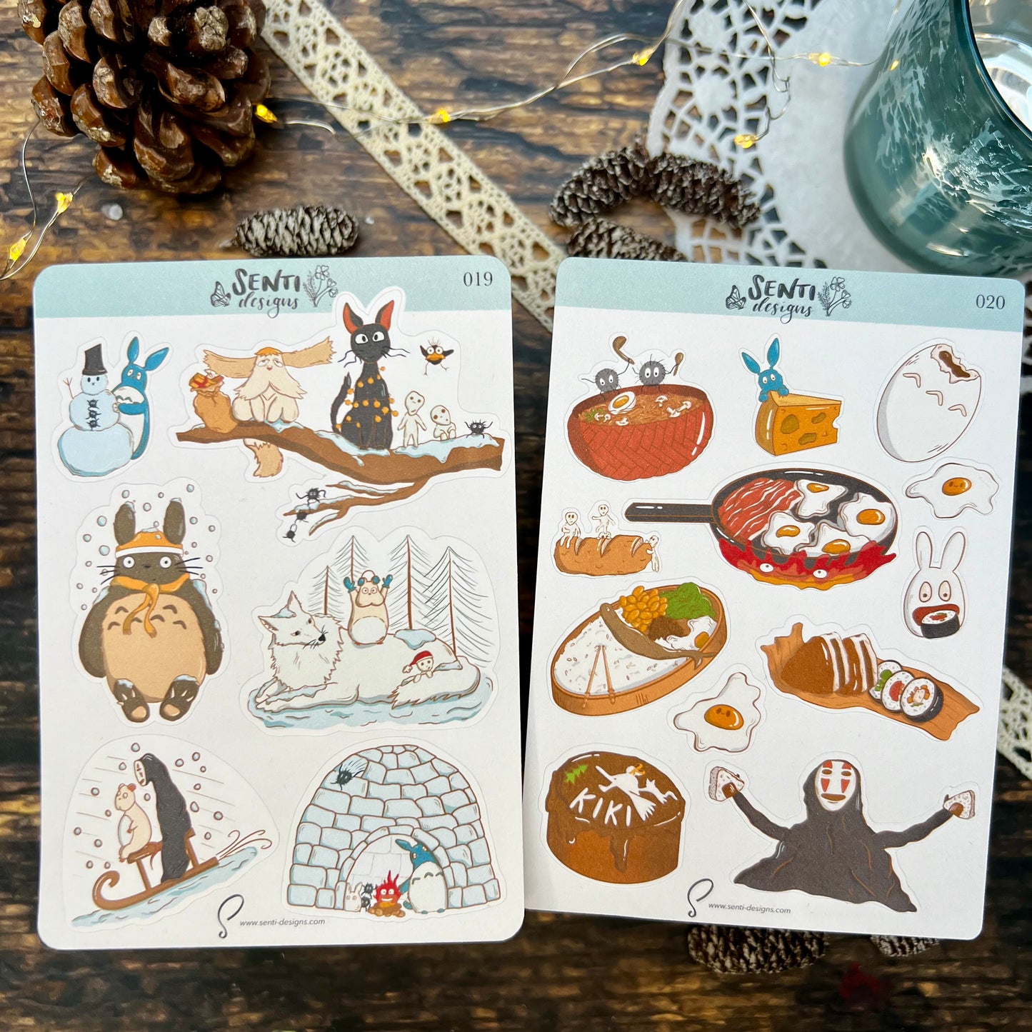 Sticker Sheet - Cats &amp; Books