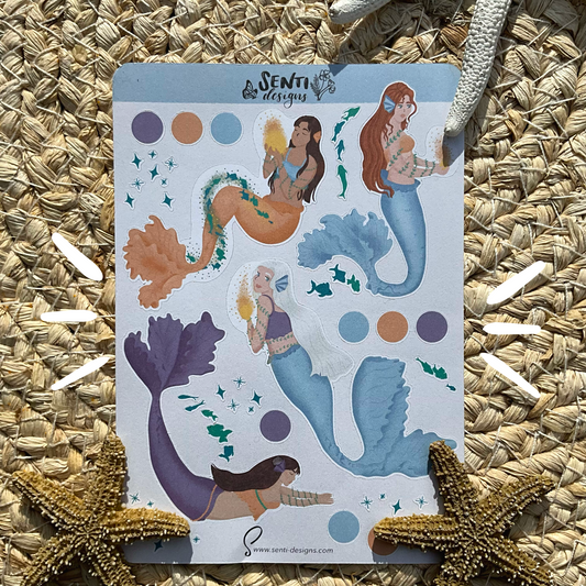 Sticker Sheet - Mermaids